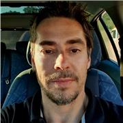 Pittura con pastelli ad olio e su tela base